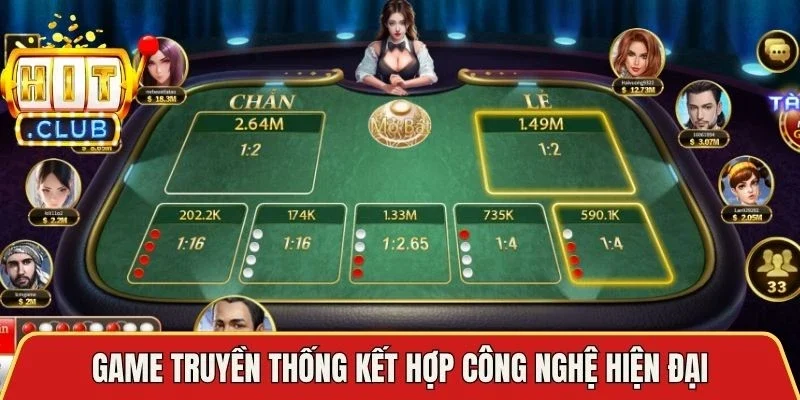 Game truyền thống kết hợp công nghệ hiện đại