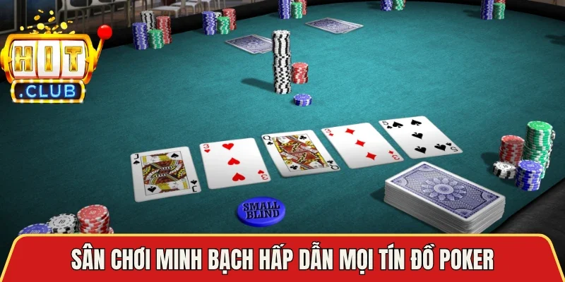 Sân chơi minh bạch hấp dẫn mọi tín đồ Poker 